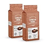 by Amazon Espresso Crema gemahlener Kaffee, Lichte Röstung,...