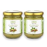 Pistaziencreme - 40% Pistazien aus Sizilien - Pistazien-Streichcreme - Brotaufstrich - Pistaziencreme aus Italien - Süßer Geschmack - Pistaziencreme dubai schokolade