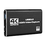 Happlignly -Videoaufnahmekarte 4K-Bildschirmaufzeichnung USB3.0 1080P 60FPS Game Capture Device