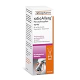 ratioAllerg® Heuschnupfenspray von ratiopharm: Hilft effektiv bei saisonalem allergischen Schnupfen und wirkt entzündungshemmend mit Hilfe des Wirkstoffs Beclometasondipropionat, 10 ml Nasenspray