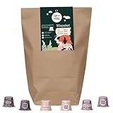 CUP VERDE – 100 Kaffeekapseln MIXPAKET kompatibel mit Nespresso* 3 Sorten - CREMA - LUNGO - ESPRESSO/Heim Kompostierbar – Premium Kaffee - schonend geröstet