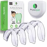 PhysioSpirit PREMIUM Aufbissschiene - Mundschutz für Sport - Zahnschiene gegen Zähneknirschen - Beißschiene für die Nacht - Professioneller Zahnschutz…