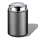 Rasierer Herren Elektrisch, Mini Elektrorasierer Herren, Wasserdichter Multifunktionaler Elektrischer Rasierer Herren,Tragbarer Stumm Waschbar Mini Elektrorasierer, Tiefenreinigung Shaver Men Grau