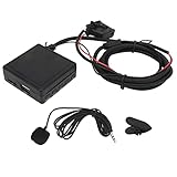 JKOKPMG Auto-Bluetooth-Adapter, Freisprechanruf, kabelloses Audio, stabile Übertragung, Ersatz für MFD2 RNS2 CD-Host, ABS-Material, 18-polig, Bluetooth 5.0-Version