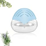 Lufterfrischer Raumluftreiniger - Airbowl Luftreiniger bis 60 m², Luftfilter, Air Purifier, Air Purifier and Humidifier 2 in 1, Luftreiniger Raucherzimmer, Raumluftreiniger, Unter 40 dB (Himmelblau)