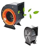 Schahba Radialventilator 150 mm - leistungsstarkes Radialgebläse mit 900 m³/h Luftstrom, 180 W Leistung, 220V, Absauggebläse für Lüftung & Werkstatt (150 mm/900 m³/h)