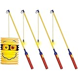 Heelay 4 LED Laternenstab Electric 40cm für St Martin,...
