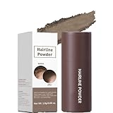 Ansatzpuder Hellbraunes,Haar Concealer zur Haarverdichtung Frauen Männer,Ansatzpuder für Haare,Wasserfest&Schweißfest Haaransatz Puder Ausbessern&Haarausfall Abdecken,Für dünner werdendes Haar
