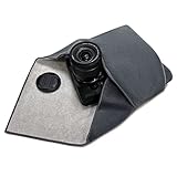 ComfortAce Einschlagtuch für Kamera als Schutzhülle für Fotoausrüstung im Rucksack, Tasche, Beutel etc. Passen für Vollformat DSLR, Objektiv, Stativ, Tablet-PC, etc. 45 x 45 cm，Grau