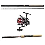 Daiwa Ninja Feedercombo 3,60m 50-150g + Ninja LT 6000 SS Feederset Angelrute Karpfen Brasse