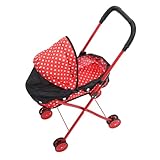 BESPORTBLE Babypuppenwagen Leichter Puppenbuggy mit Sicherem Material für Kreatives Rollenspiel Hand Auge Koordination Geeignet für Reisen Hause