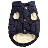 Mit Fleece gefütterte Hundejacke mit 2 Schichten von...