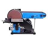 Güde Band- & Tellerschleifer GBTS 400 (350 W Motorleistung, 914 x 100 mm Schleifband-Maß, 282 m/min Bandgeschwindigkeit, 1450 1/min Schleiftellerdrehzahl, 36 mm Ø Staubsaugeranschluss)