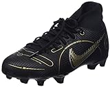 Nike Jr. Superfly 8 Academy FG/MG Soccer Shoe, Black/Gold/Silver, 38 EU