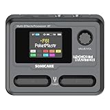 SONICAKE Gitarren Effektpedal Multi-Effekte 9 Effektmodule 100 Presets 20 Amp/Cab Gitarren Effektprozessor OTG USB Audio Interface BT mit APP Pocket Master (Schwarz)