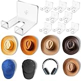 NiHome 8 Stück Acryl Hut-Organizer，Wandhalterung für...