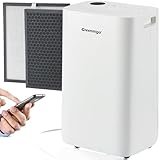Greenmigo 25L WiFi Luftentfeuchter mit Fernsteuerung,Ionisator,HEPA-Filter,Aktivkohlefilter,Raumentfeuchter Entfeuchter bis 70m²,4.5L Wassertank,Digitaler Feuchtigkeitsanzeige,Timer ALPHA-Q25 Pro WiFi