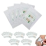 25 Stück Duschpflaster Wasserfest,Wasserfeste Pflaster,Wasserdichte Pflaster Nach op,Sterile Wundpflaster,Wundverband zum Duschen,Transparent Wasserpflaster für Schwimmen,Dusche,Sport,Tattoo(6x7cm)