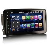Erisin 8-Kern 4GB+64GB Mercedes W203 W209 A/C/G Klasse CLK W463 W168 Viano Vito W639 Autoradio mit Bluetooth Android 14 GPS Navigation CarPlay Android Auto DSP WiFi 4G DAB+ RDS Canbus 8' Touchscreen