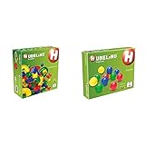 Hubelino 420473 55-teiliges Bahnelemente Set Kugelbahn & 420336 - Kugelbahn - Kugelset - ab 4 Jahre - 12 Teile