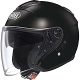 Shoei J-Cruise Plain - Jethelm, Farbe schwarz, Größe XS (53/54)