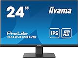 iiyama Prolite XU2493HS-B5 60,5cm 23,8 Zoll IPS LED-Monitor Full-HD HDMI DP schwarz
