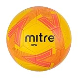 Mitre Impel L30P Fußball, hohe Strapazierfähigkeit, Formbeständigkeit, Gelb/Orange, 5