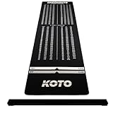 KOTO - Oche Carpet Checkout 285 x 80 cm Dartmatte zum Schutz des Bodens & der Dartpfeile, Mit Score-Indikation & Oche