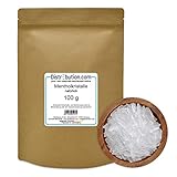 DistrEbution.com Mentholkristalle aus 100% Minzöl 100g Sauna Aufguss reines Menthol intensiv und wohltuend