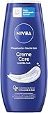 NIVEA Creme Care Pflegedusche, Duschgel mit Vitaminen und wertvollen Ölen, feuchtigkeitsspendende Cremedusche mit dem vertrauten NIVEA Duft für eine zarte Pflege (250 ml)