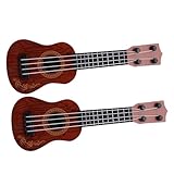 Vaguelly 8 STK Mini-Ukulele kinderinstrumente Kinder musikinstrumente Musikinstrument Kinder Ukelele for Kids Kinder Ukulele Gitarre Spielzeug Saiteninstrument Modell Kleinkind Plastik