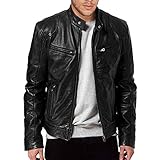 Lederjacke Herren Echtleder Warme Parka Herren Winter Bomberjacke Herren 2023 Leder Bomberjacke Schaf Braun Herren Sweatjacke Herren Warm Bikerjacke Baumwolle Lederjacke Herren Gefüttert Winterjacke