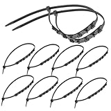 PAMINGONO 12stücke Schneeketten Anti-rutsch Für Motorrad Reifen Elektrische Fahrräder Zweiräder Dreiräder Batteriebetriebene Fahrzeuge Schneebedingte Straßenbedingungen