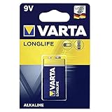 5 Stück Varta HighEnergy von 1 Alkaline Batterie Longlife e-bloc (6LR61) 9 V