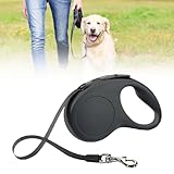 Ausziehbare Leine für Hunde,Rollleine Hundeleine 5m,Leine Hundeleine Einziehbar,Hundeleine für Hunde,Hundeleine Ausziehbar mit Griff,Dog Leash,Verhedderungsfreie Ausziehbare Hundeleine,Flexileine