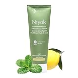Niyok® Zahncreme aus Bio Kokosöl 'Pfefferminze & Zitrone' (75ml) • Natürliche Zahnpasta für weiße Zähne • Intensive Pflege & Frische • Schützt das Zahnfleisch • Ohne Fluorid & Vegan