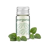 Georganics Zahnseide mit Candelilla-Wachs, 30 Meter, natürlich & biologisch abbaubar; Zahnseide im Glasbehälter, umweltfreundlich, kein Abfall, frei von Kunststoff