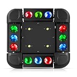 Moving Head 150W RGBW discolicht Partylicht dmx512 Bühnenlichter Party lichter Stroboskoplicht für DJ Bars Club Hochzeit Weihnachten