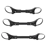 Anwendbar auf Dreifach-Stangen von 17,8 cm (7 Zoll). Der Anschluss ist für 99 % der Kinderwagen auf dem Markt konzipiert und verwandelt sich in Zwillingskinderwagen