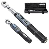 GROWNEER Drehmomentschlüssel (Balck, 1/4' Drive1.5-30Nm& 1/2'' Drive 10-200 nm)