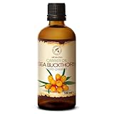 Sanddornöl 100ml - Hippophae Rhamnoides - Kaltgepresst - Sanddorn Öl - Sea Buckthorn Oil - Rein & Natürlich - Trägeröl - Pflegeöl - Body Öl - für Hautpflege - Gesicht - Körperpflege