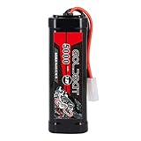 GOLDBAT RC Akku 5000mAh 7.2V NiMH Akku Pack Batterie Ersatzakku Für RC Autos Flugzeug Helikopter Boot Buggy Modellbau Autos Flugze …