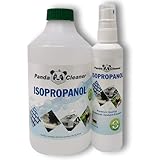 PandaCleaner Isopropanol/Reinigungsalkohol - 100ml Spray + 500ml - Reinigungsflüssigkeit für Haushalt, Handwerk & Industrie - Mit Zerstäuber (100ml Spray + 500ml)