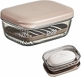 Seifendose, Seifendose Reise, Seifenschale mit Ablauf, Seifendose Reise Wasserdicht, Einfache Reinigung Seifenablage, Seifenschale Reise, Seifen Behälter, für Badezimme, Reisen, Badezimme