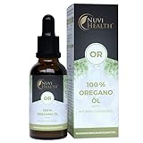 Oregano Öl - 20 ml = 820 Tropfen - 100% ätherisches Oreganoöl aus Frankreich - 80% Carvacrol - Laborgeprüft - Keine Zusätze - Hochdosiert - Vegan - Origanum vulgare hirtum