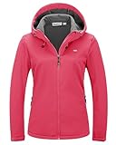 33,000ft Damen Fleece Gefütterte Softshelljacke...
