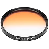 Farbverlaufsfilter in Orange, 67 Mm DSLR-Kameraobjektiv-Verlaufsfilter für Aufnahmen bei Sonnenaufgang bei Sonnenuntergang, Mehrschichtige Nanometer-Beschichtungstechnologie