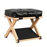 Fußstütze Aus Holz Unter Dem Schreibtisch – Rutschfest Und Ergonomische Haltungsunterstützung | Höhenverstellbarer Fußhocker Für Heimbüro Und | Ideal Für Verbesserte Durchblutung, Komfort Únd R
