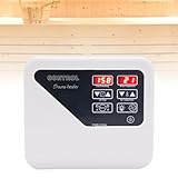 8+4 Mode Saunaofen External Saunasteuerung Sauna Steuerung Saunaofe Controller Digital SchaltgeräT SteuergeräT AußEnbereich ÜBerhitzungsschutz FüR 3-9Kw