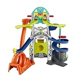 Fisher-Price GMJ12 - Little People Action Rennbahn, Fahrzeug-Spielset für Kleinkinder und Vorschulkinder